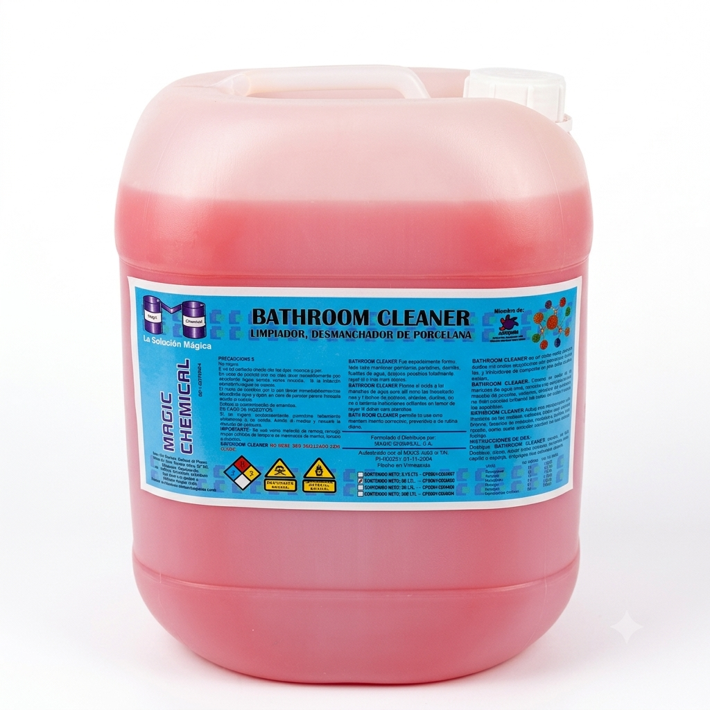 Bathroom Cleaner — Limpiador desmanchador de porcelana en presentación de 20 L